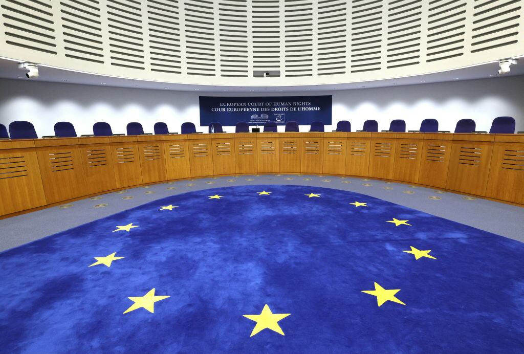 Tribunal Europeo de Derechos Humanos. (Foto: FREDERICK FLORIN/AFP via Getty Images)