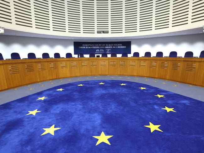 Tribunal Europeo de Derechos Humanos.  (Foto: FREDERICK FLORIN/AFP via Getty Images)