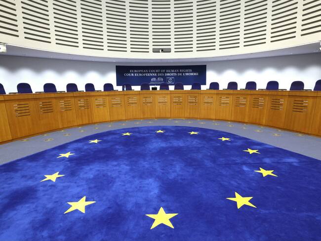 Tribunal Europeo de Derechos Humanos. (Foto: FREDERICK FLORIN/AFP via Getty Images)