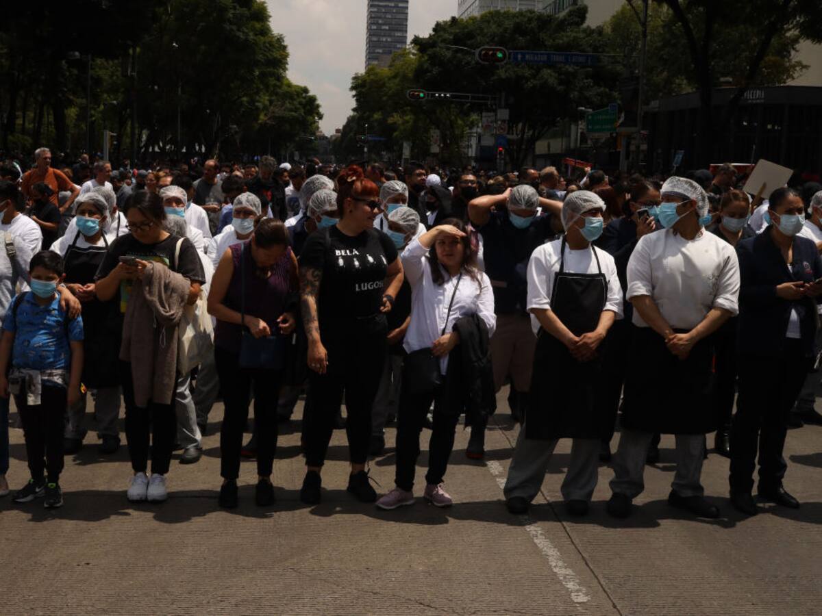 Un terremoto de magnitud 7,7 sacudió el centro de México