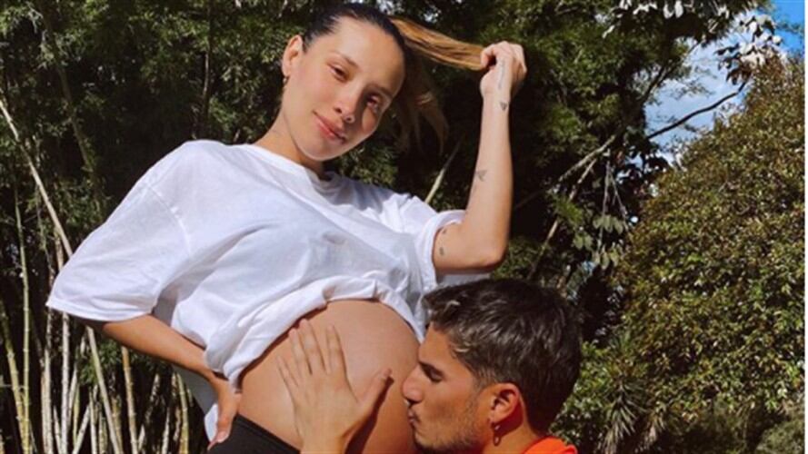 Primera foto de Massimo, hijo de Luisa Fernanda W y Pipe Bueno. Foto: Instagram luisafernandaw