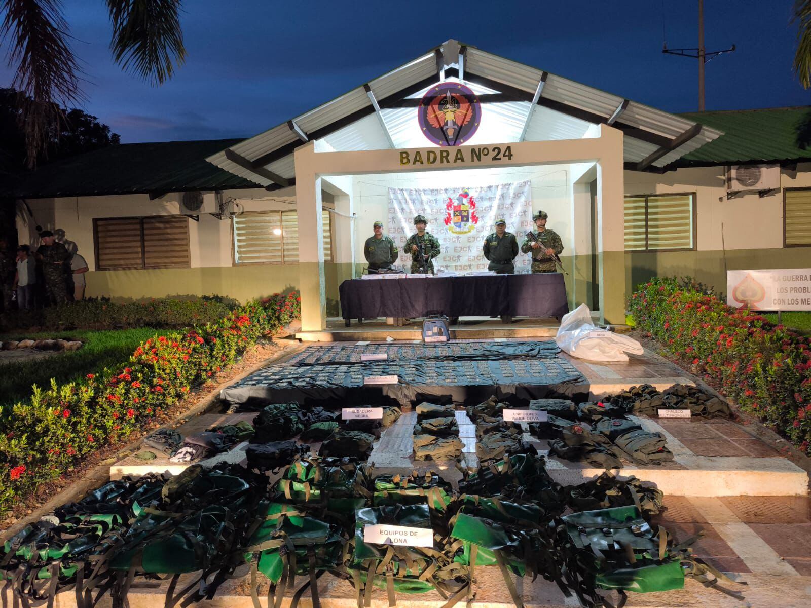 Ejército en Tame, Arauca. Foto: suministrada. 