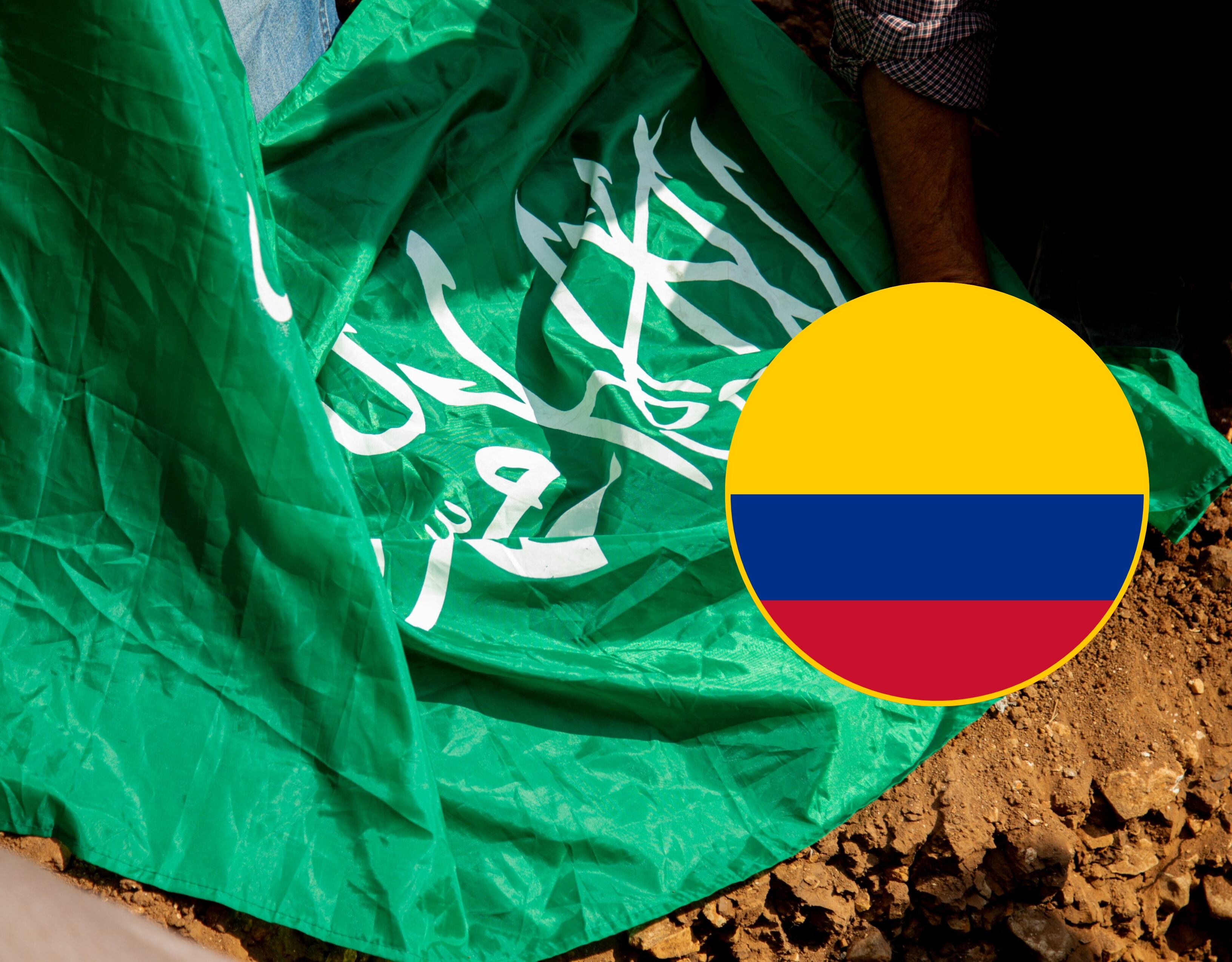 Bandera de Hamás. FOTO: WAHAJ BANI MOUFLEH/Middle East Images/AFP via Getty Images