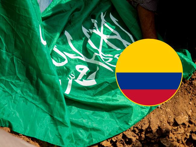 Bandera de Hamás. FOTO: WAHAJ BANI MOUFLEH/Middle East Images/AFP via Getty Images