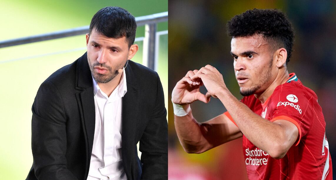 El exjugador argentino Sergio ‘Kun’ Agüero reaccionó al partido de semifinal de Champions League entre Liverpool y Villarreal y se despachó en elogios para el colombiano Luis Díaz. / FOTO: Getty Images