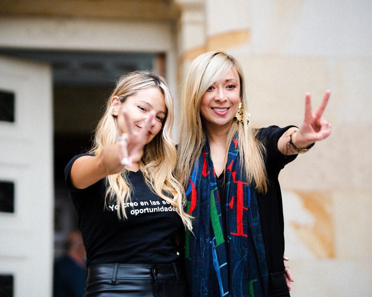 Katherine Miranda y Johana Bahamón. Foto: Katherine Miranda