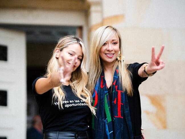 Katherine Miranda y Johana Bahamón. Foto: Katherine Miranda