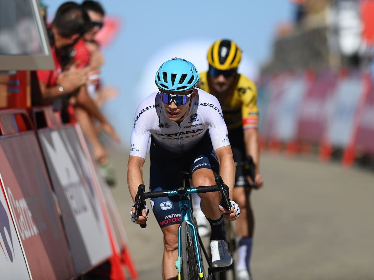 ‘Superman’ López, segundo en la etapa 14 y sexto en la general de La Vuelta a España