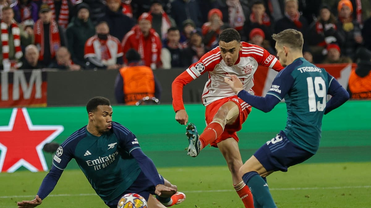 Por la mínima diferencia el Bayern es semifinalista de Champions: derrotó 1-0 al Arsenal