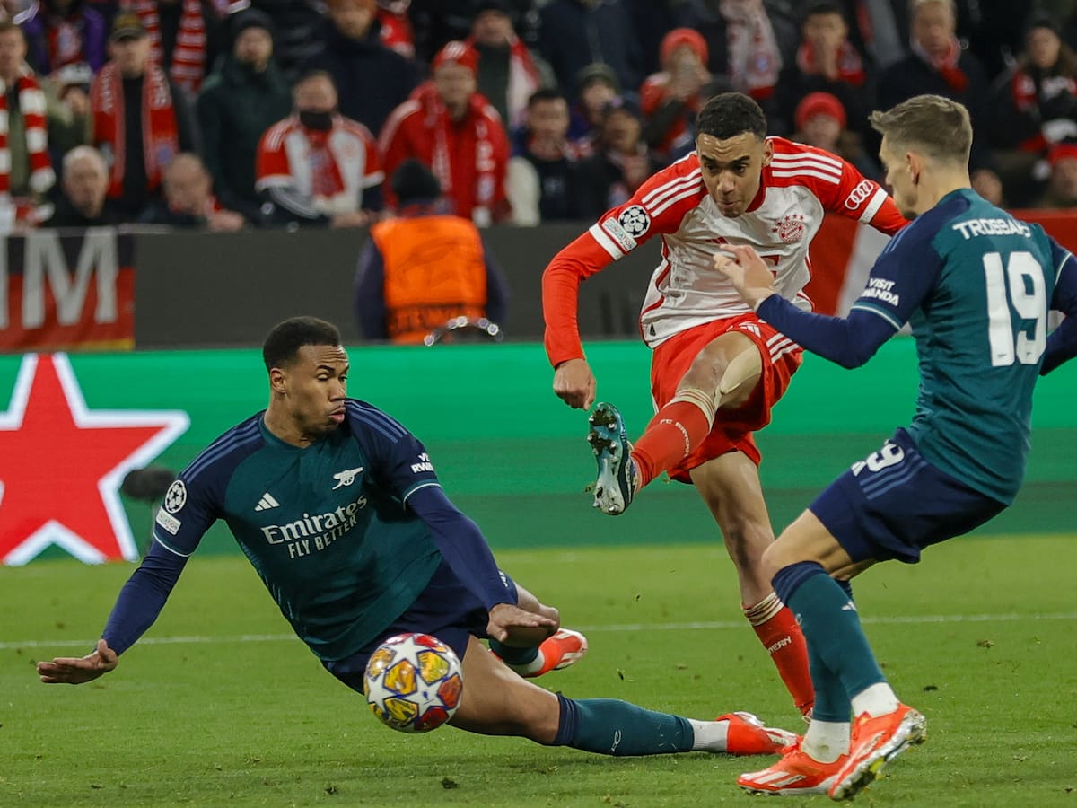 Por la mínima diferencia el Bayern es semifinalista de Champions: derrotó 1-0 al Arsenal