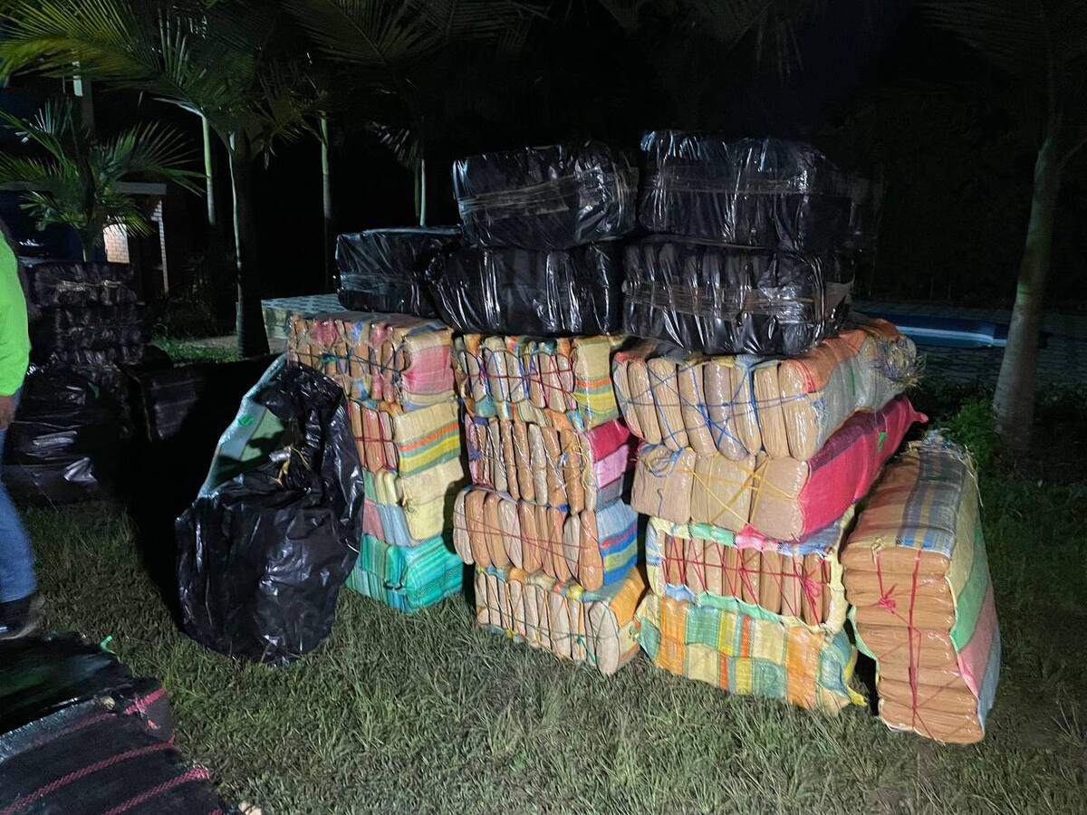 Policía incautó más de 1.500 kilos entre marihuana y cocaína