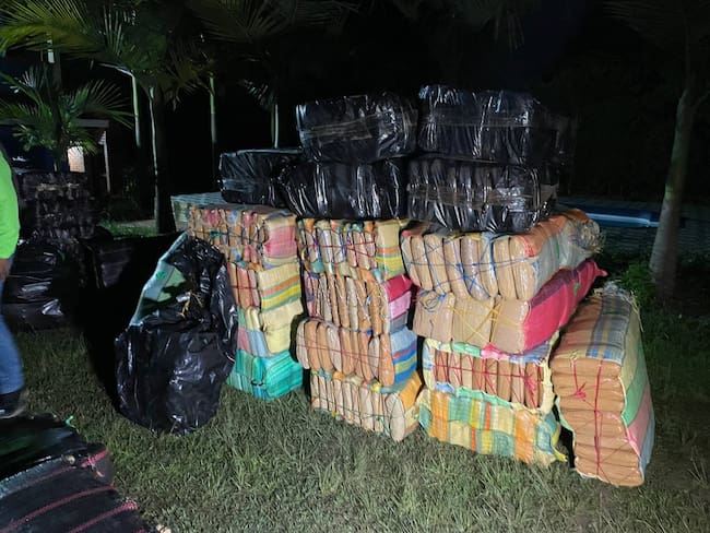 Policía incautó más de 1.500 kilos entre marihuana y cocaína. Foto: suministrada.