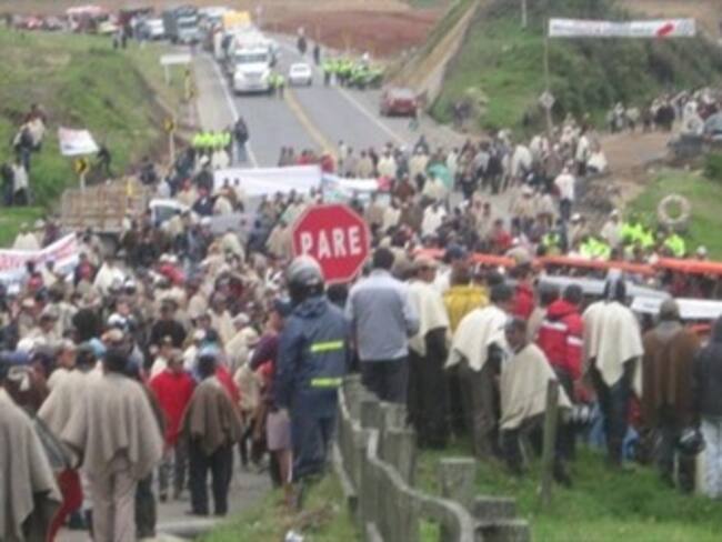Autoridades buscan impedir que se repitan los bloqueos de vías durante el paro. Foto: W Radio