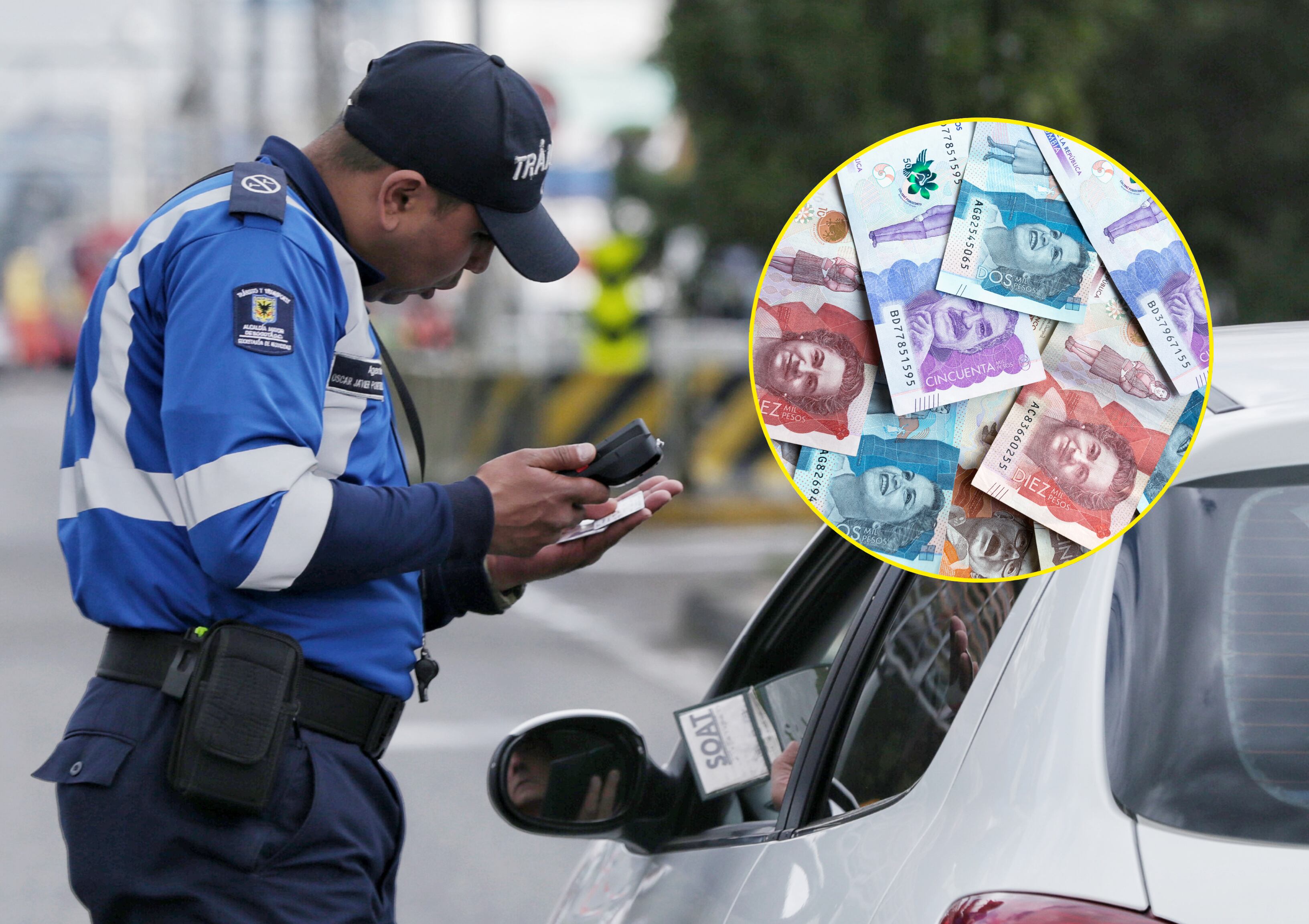 Multa de tránsito | Fotos: Colprensa y GettyImages