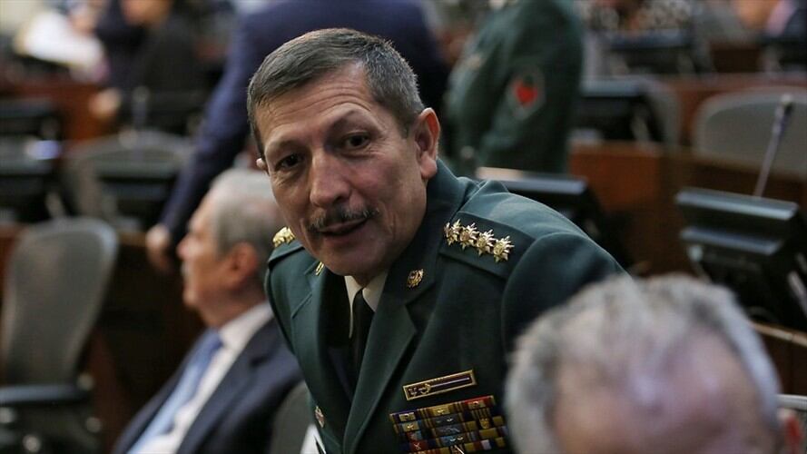 Los citados a declarar informaron el que el general Nicacio Martínez exigió respeto por el Derecho Internacional Humanitario, los Derechos Humanos y la doctrina militar. Foto: Colprensa / CAMILA DÍAZ