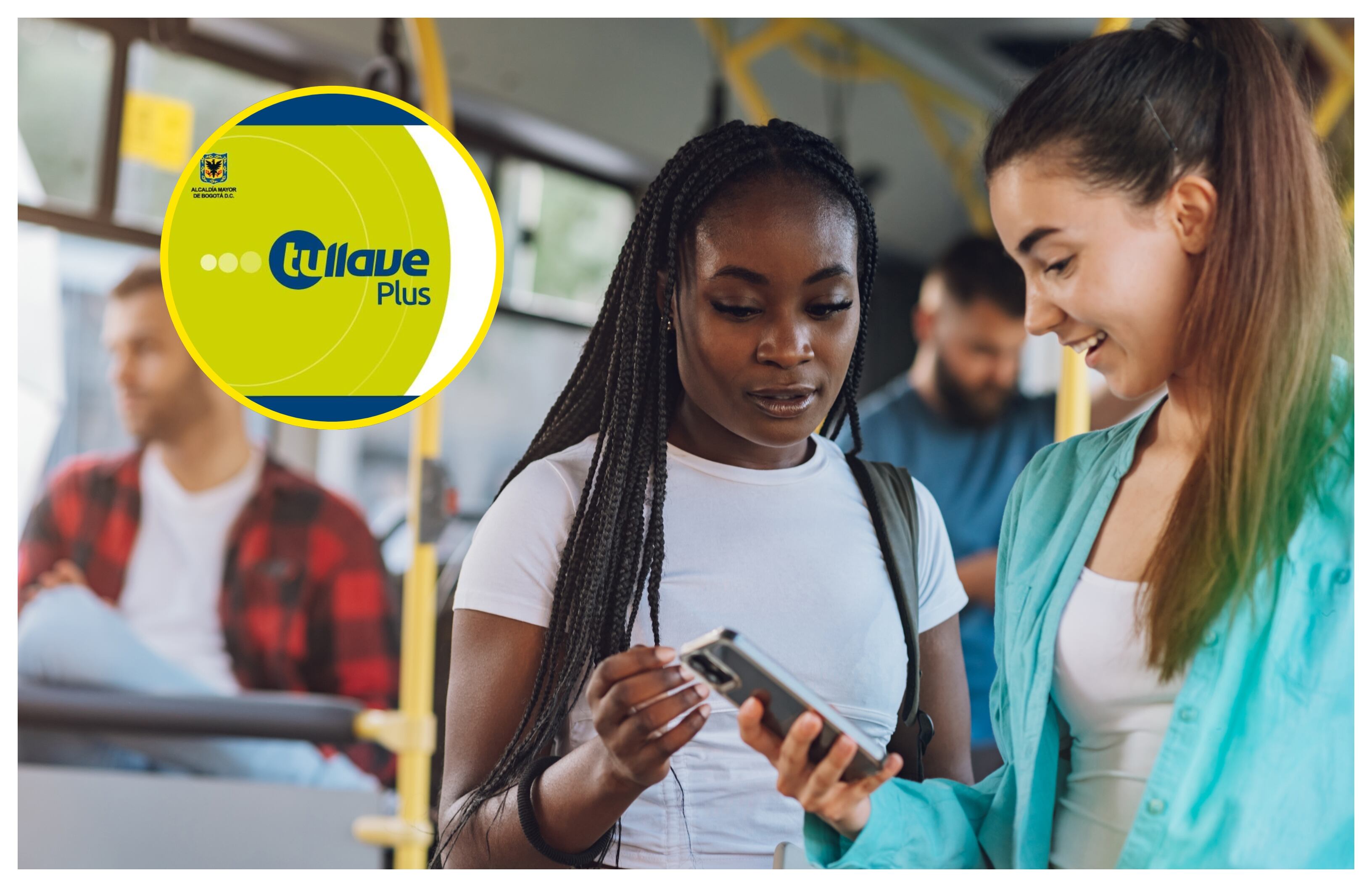 TuLlave y referencia de pago digital. Foto: Página de Bogotá y Getty Images.