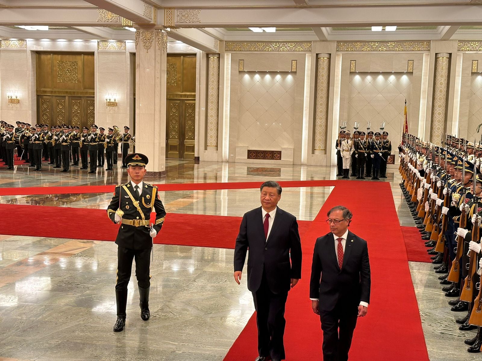 Reunión de Petro con Xi Jinping. Foto: W Radio