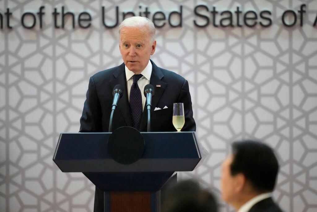 Joe Biden refuerza vínculos con Japón y presenta iniciativa comercial asiática. Foto: Getty Images