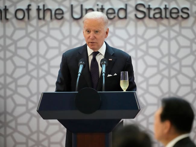Joe Biden refuerza vínculos con Japón y presenta iniciativa comercial asiática. Foto: Getty Images