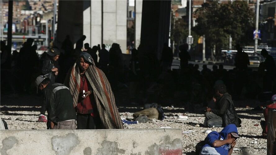 Habitantes de calle en Bogotá. Foto: Colprensa