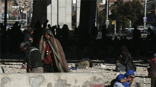 Habitantes de calle en Bogotá. Foto: Colprensa