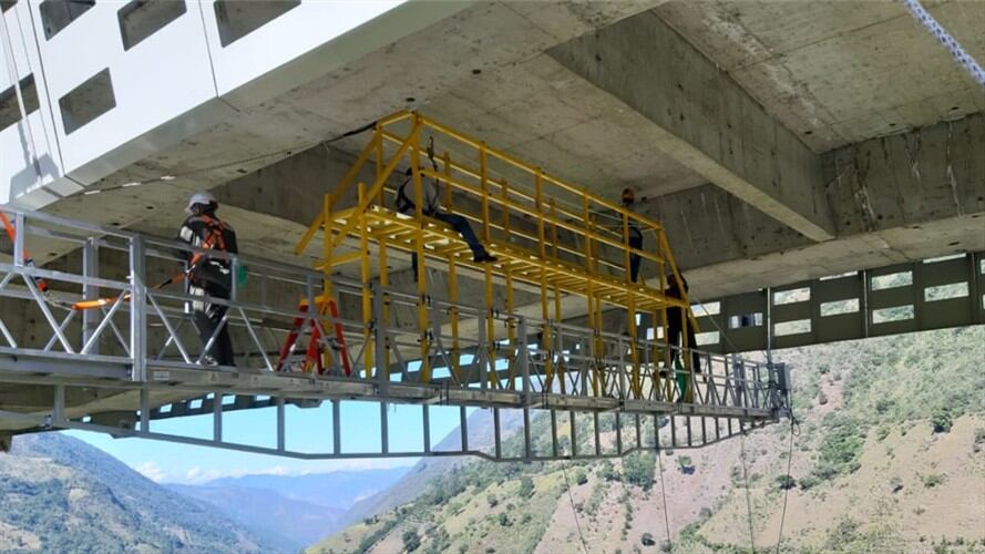 Desde el 22 de julio se iniciaron los estudios patológicos de la infraestrcutura. . Foto:Sacyr