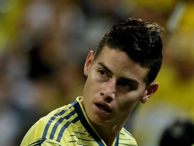 James Rodríguez con la Selección Colombia. Foto: Colprensa-Diego Pineda
