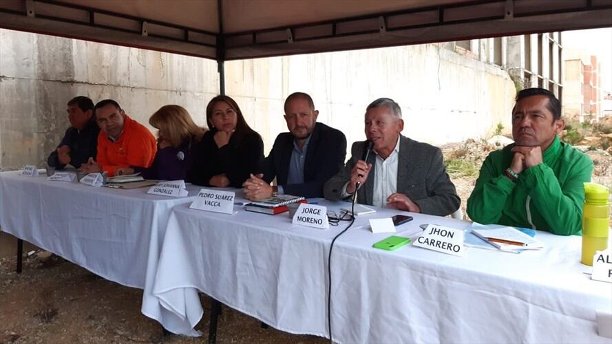 El debate se adelantó en uno de los proyectos afectados. Foto: La W