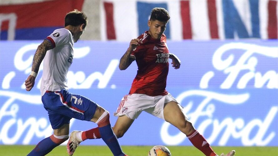 Partidazo de Jorge Carrascal con River Plate. Foto: Ernesto Ryan/Getty Images
