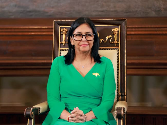 La presidenta interina de Venezuela, Delcy Rodríguez. Foto: AFP PHOTO / MIRAFLORES PALACE PRESS OFFICE / MARCELO GARCIA - HANDOUT - NO MARKETING NO ADVERTISING CAMPAIGNS - DISTRIBUTED AS A SERVICE TO CLIENTS