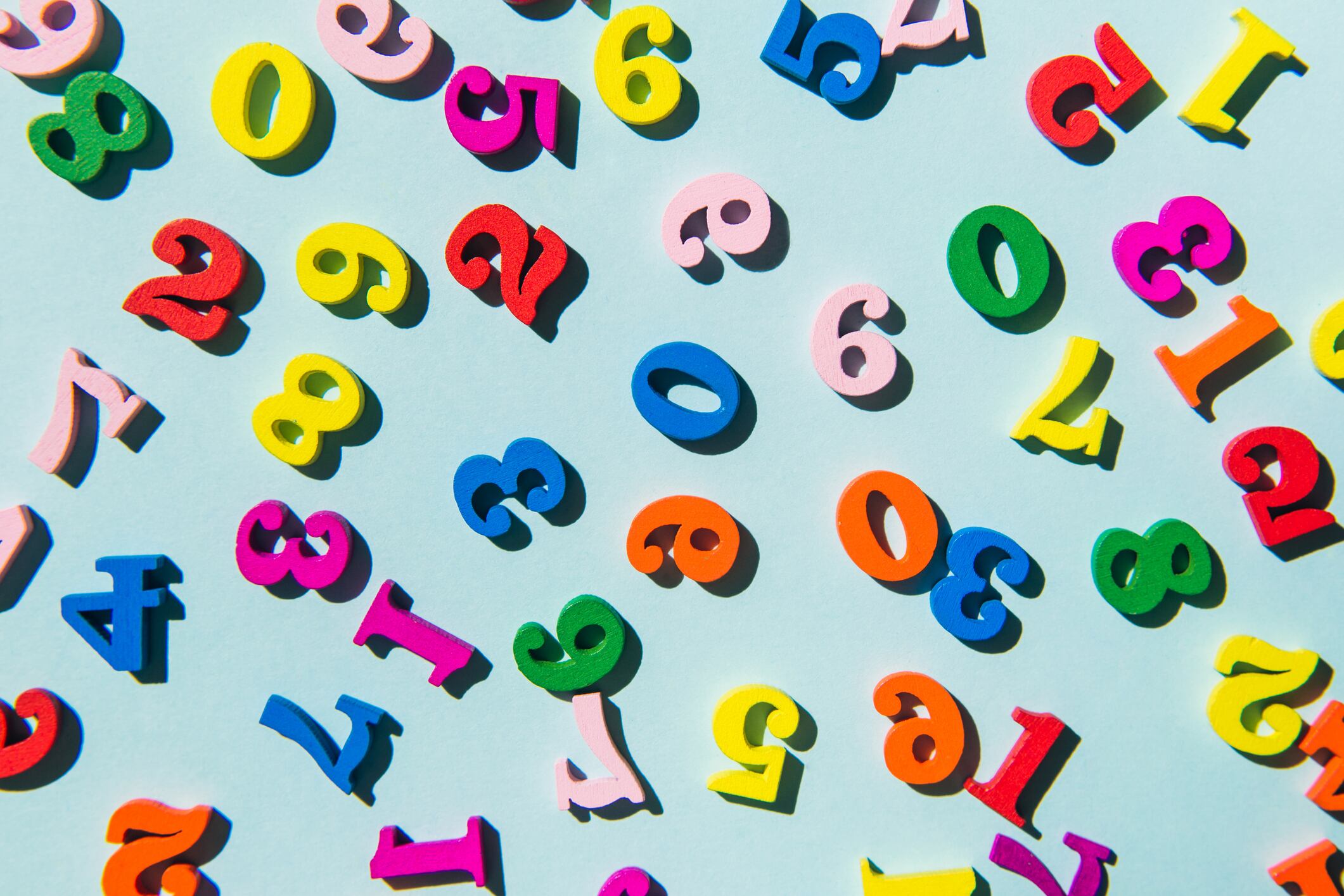 Imagen de referencia de números. Foto: Getty Images