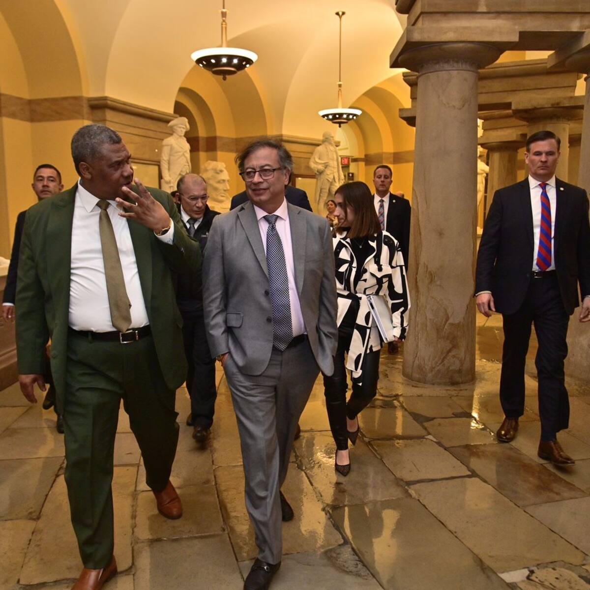 Salud, campesinado y dinero de EE.UU. a Colombia: temas de Petro en Congreso americano