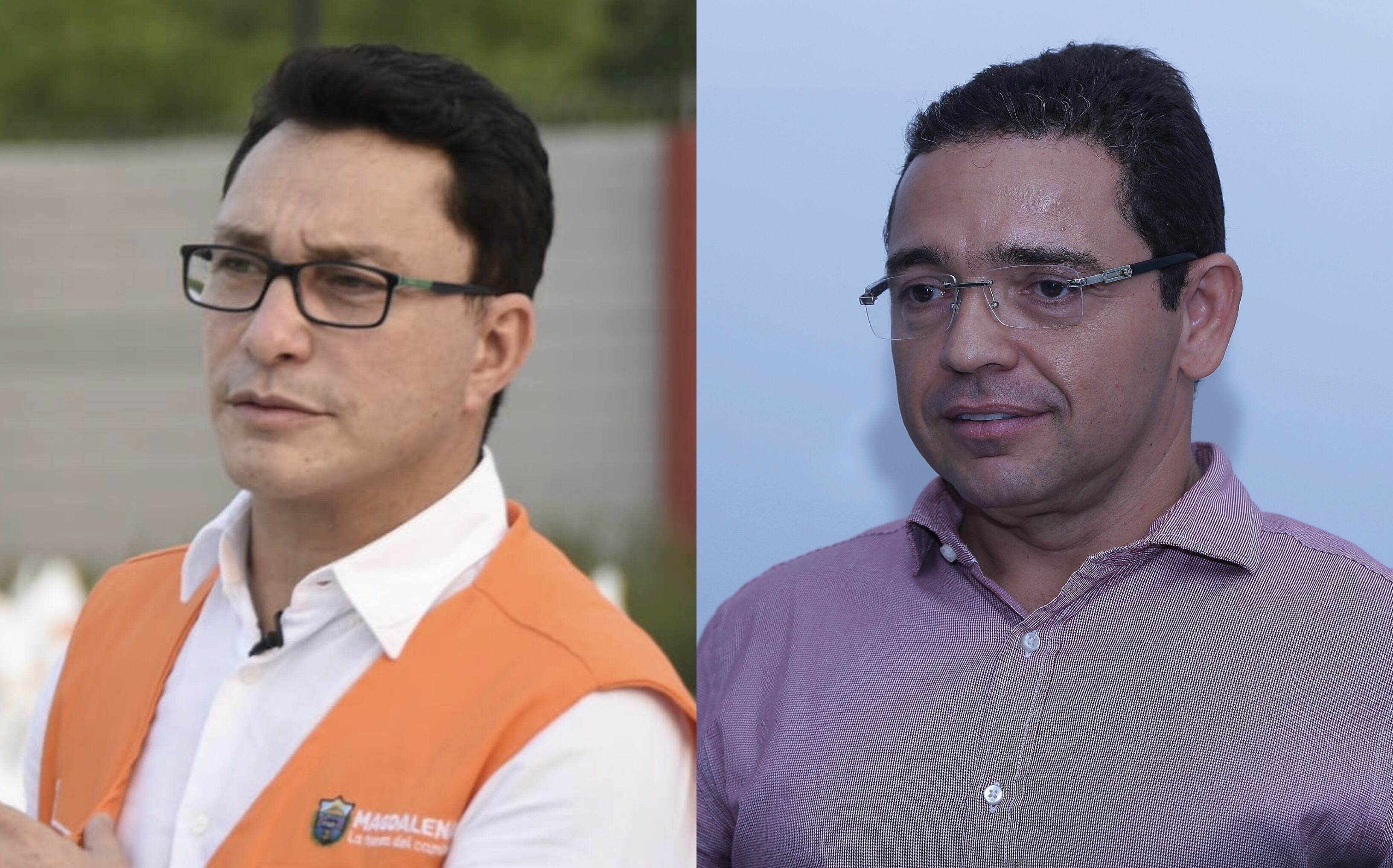 Carlos Caicedo y Rafael Martínez. Fotos: Colprensa.