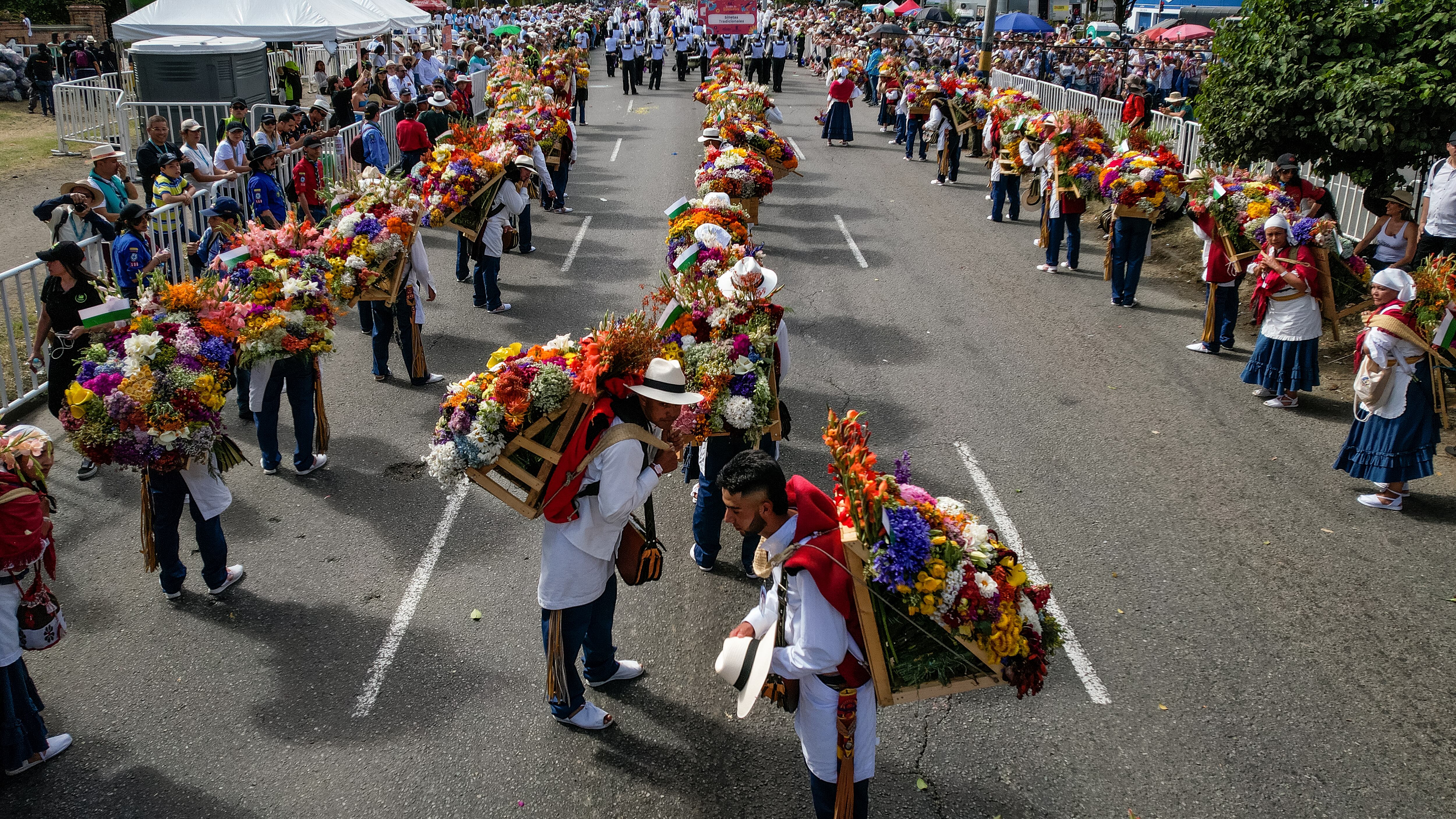 Feria de las Flores 2023. Foto: Jorge Calle/Anadolu Agency via Getty Images.