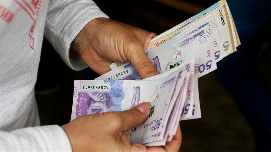 Dinero colombiano . Foto: Getty Images