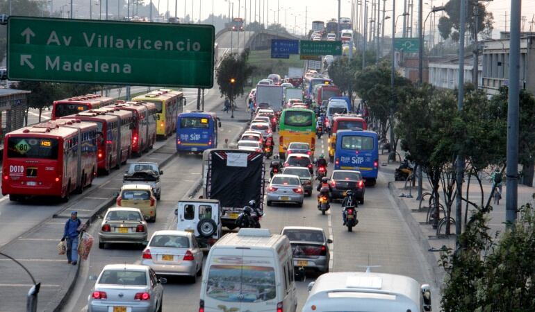 Autopista Sur que conecta Bogotá con Soacha / Foto: Colprensa