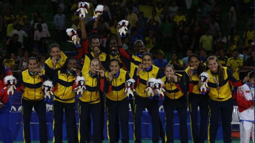 Es importante recordar, que la escuadra colombiana también había logrado el primer puesto del podio en los Juegos Bolivarianos de Santa Marta 2017.. Foto: Barranquilla 2018