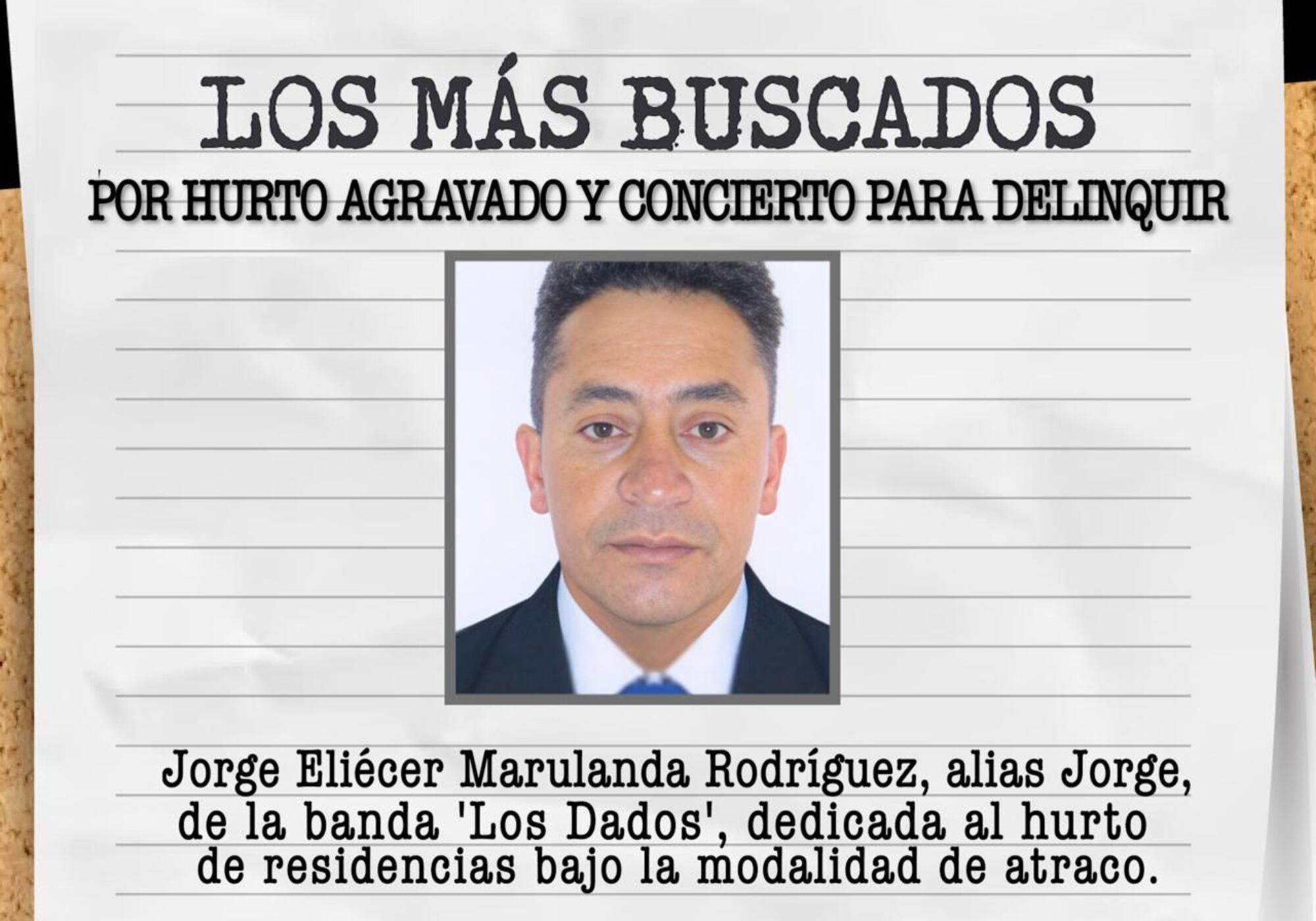 Alias ‘Jorge’. Foto: cortesía.