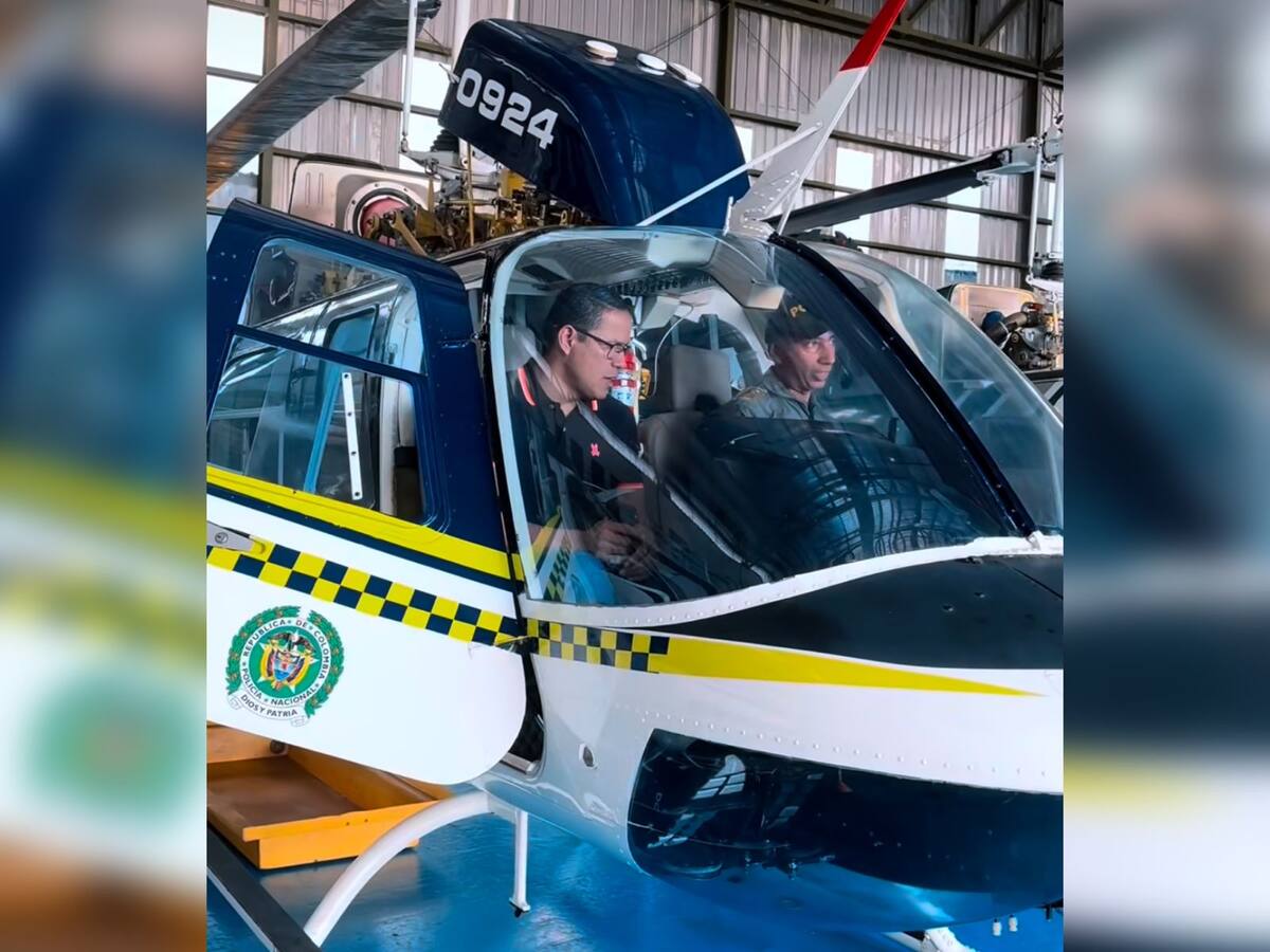 Alcalde de Cúcuta busca tener de manera permanente helicoptero "Halcón" de la Policía