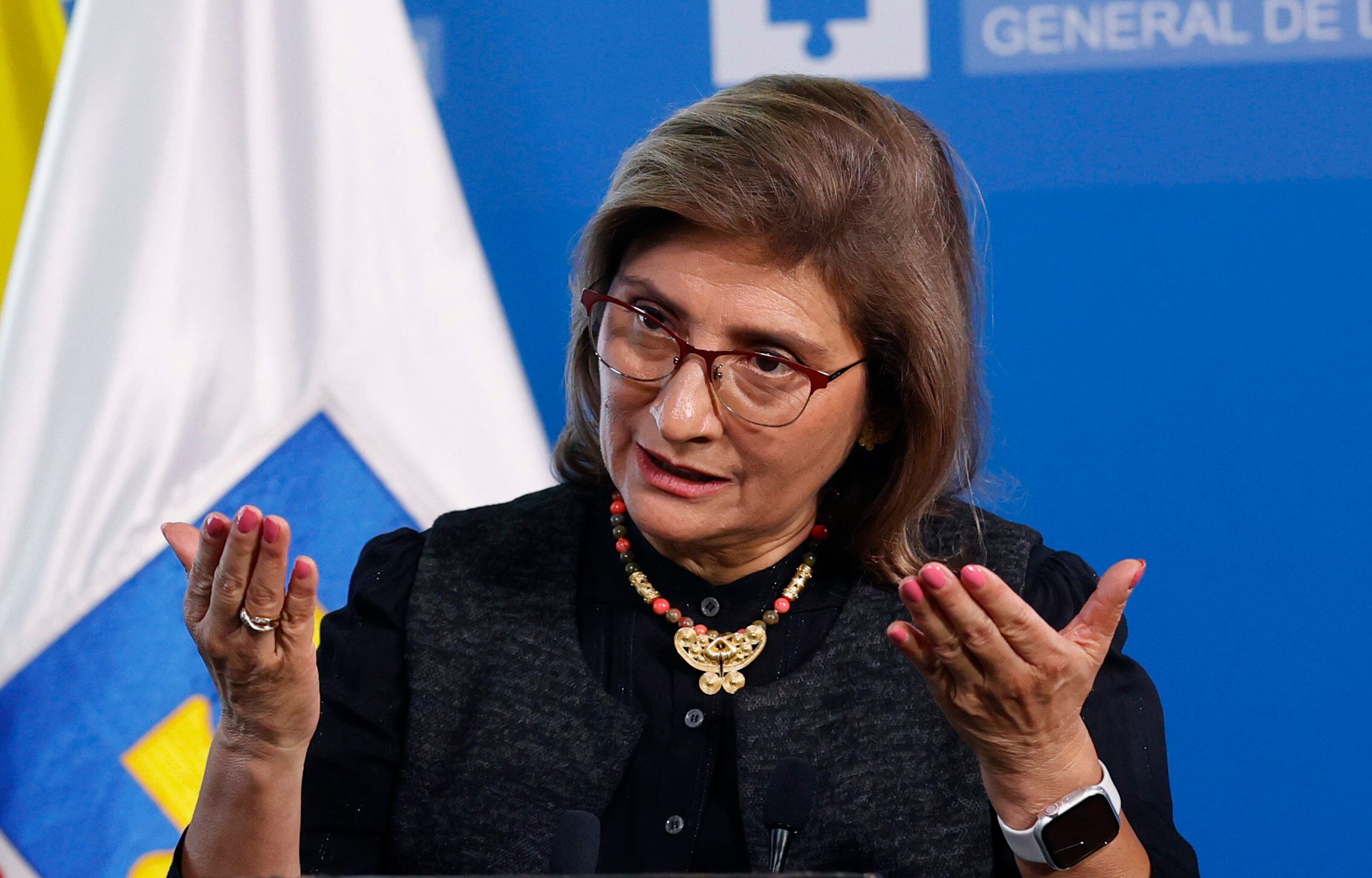 La Fiscalía colombiana aseguró este miércoles que ha recibido información de tres fuentes sobre un supuesto atentado que busca perpetrar la guerrilla del ELN contra el fiscal general, Francisco Barbosa, en respuesta a la cúpula militar y policial que aseguró que no hay conocimiento de dicho plan. EFE/ Mauricio Dueñas Castañeda