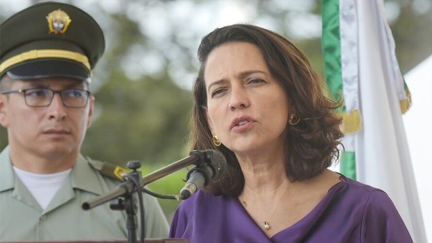 La ministra del Interior, Nancy Patricia Gutiérrez. Foto: mininterior