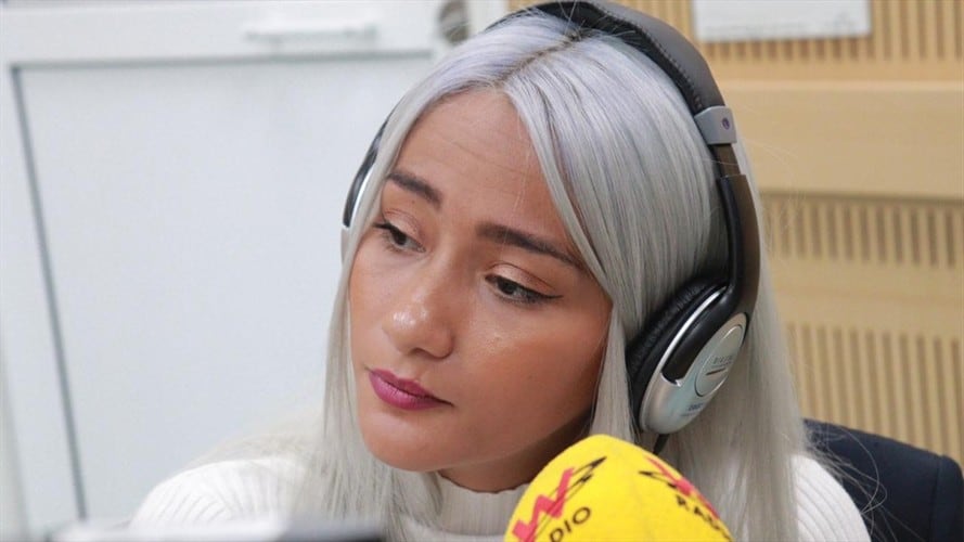 Marcela González, pareja de Gustavo Rugeles. Foto: La WCon Vicky Dávila