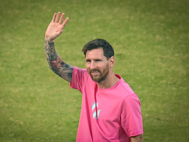 Lionel Messi en Nueva Delhi, India durante octubre de 2025. FOTO: Sanchit Khanna/Hindustan Times via Getty Images