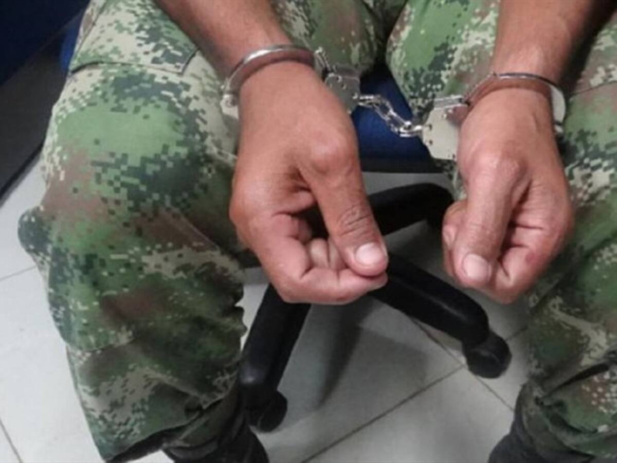 Un soldado capturado por homicidio en Pasto