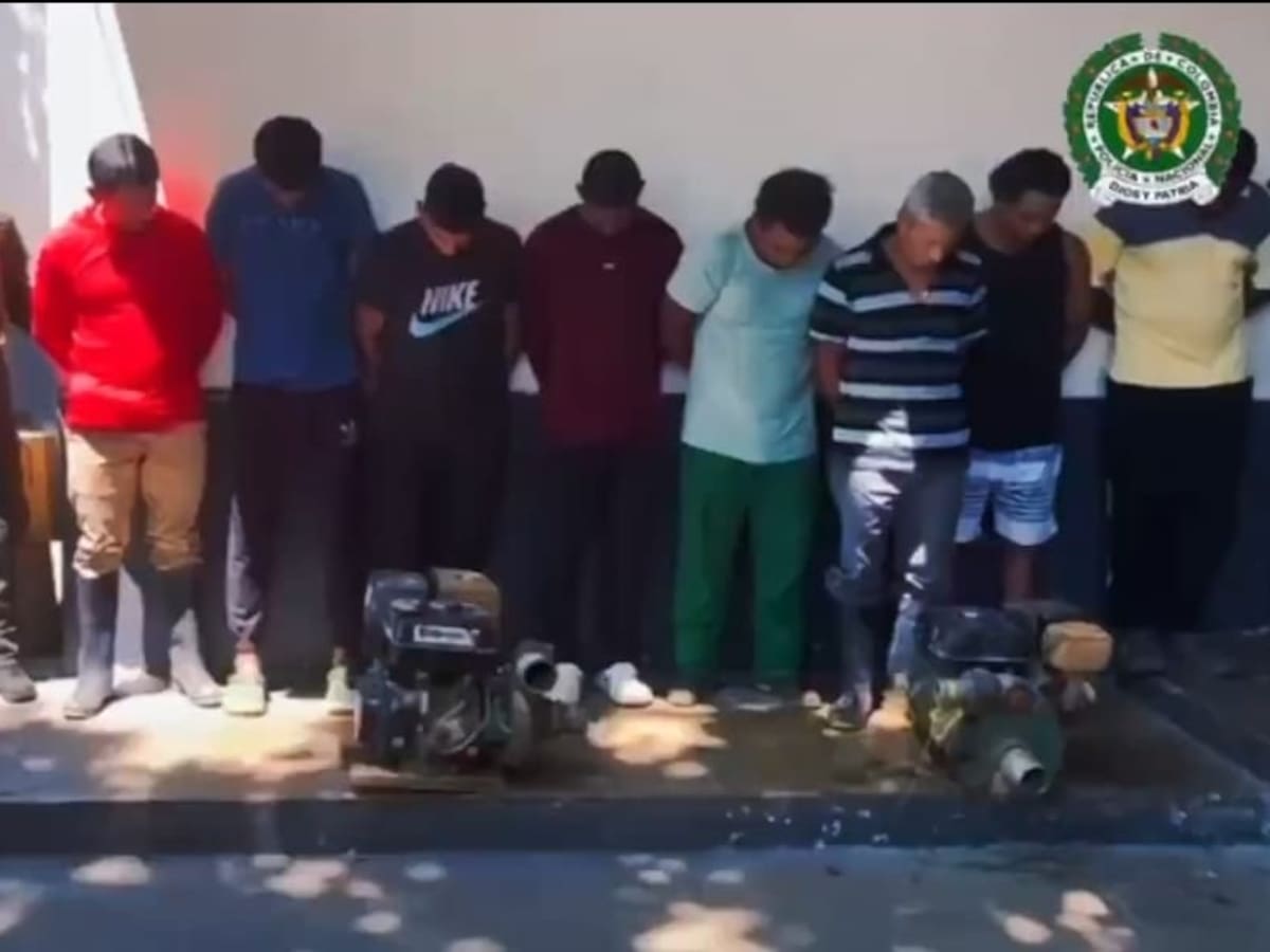 Capturadas ocho personas por explotación ilícita en la Zona Bananera