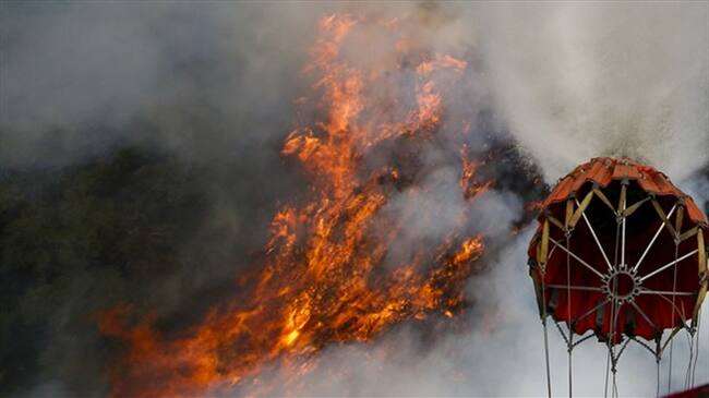 Incendios en Santander por fenómeno del niño. Foto: Colprensa