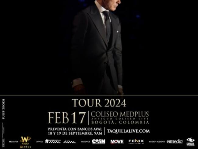 Tour Luis Miguel 2024. Foto: CMN