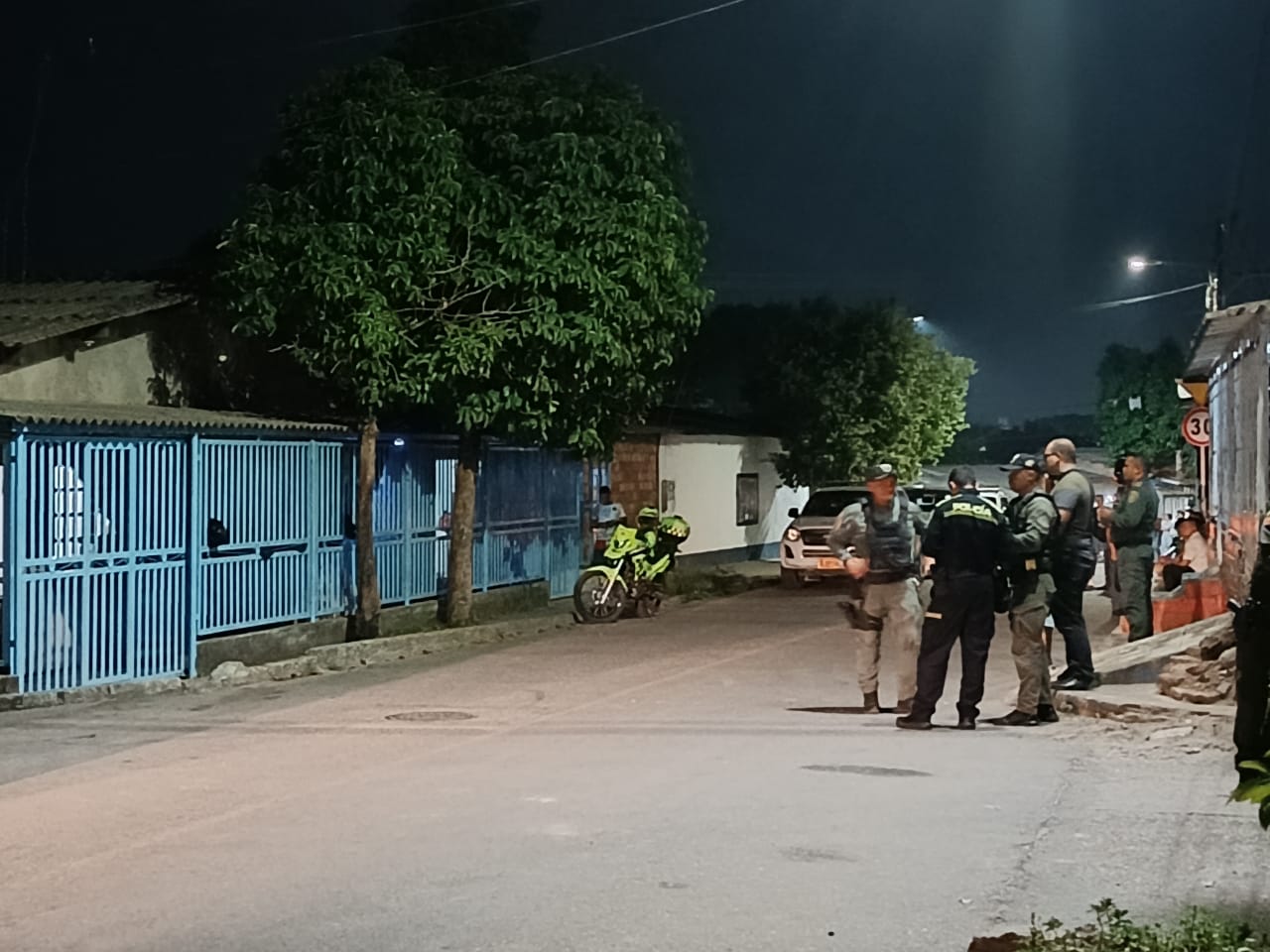 Atentado con granada dejó tres personas heridas en Barrancabermeja. Foto: Suministrada