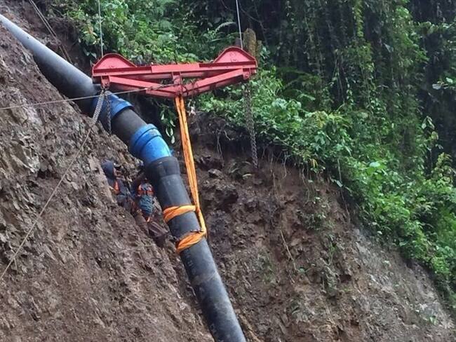 Denuncian contaminación en importante quebrada en Viracachá, Boyacá