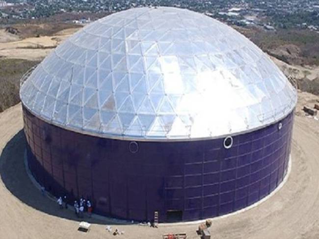 El megatanque de Barranquilla. Foto: Cortesía.